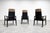 Mid Century Modern Paisley Ebonized Chairs, Set of Three For Sale In New York - Image 6 of 8