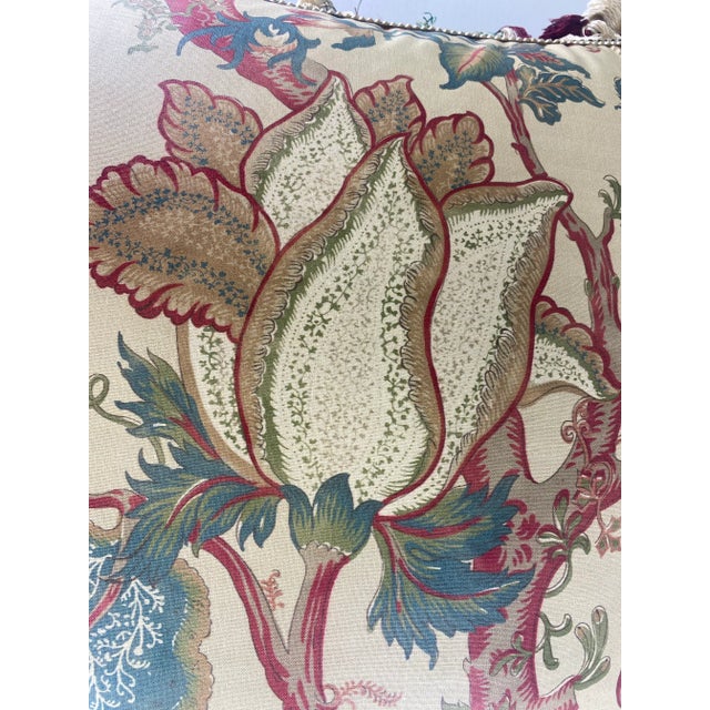 2020s Vintage Tully and Marr Classic English Cotton Print Pillows/Pair. For Sale - Image 5 of 11