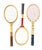 1970s Vintage Wooden Tennis Racquets -- Wilson Bancroft Spaulding. Set of 6 For Sale - Image 5 of 6