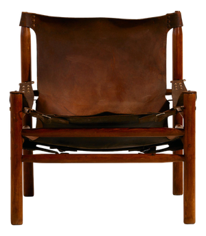 Hungarian Calf Leather Lounge Chair