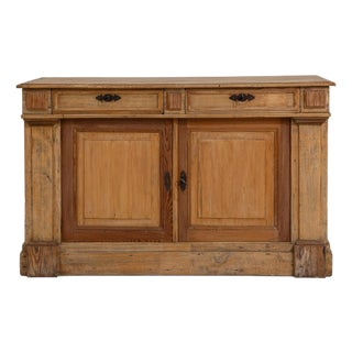 19th Century France Antique White Wood Storage Cabinets & Cupboards For Sale