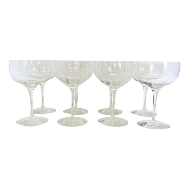 Set of Orrefors Illusion Goblets & Wine Glasses Chairish