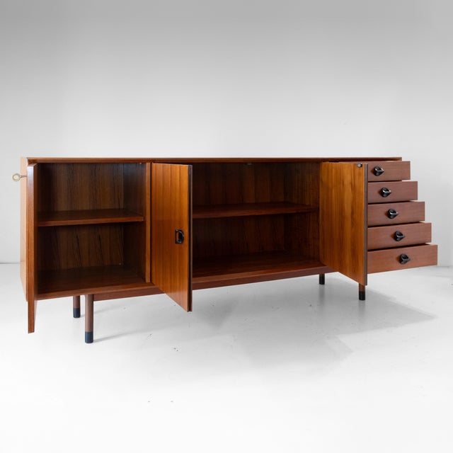 Mid-Century Modern Teak Sideboard by George Coslin for Faram, Italy, 1960s For Sale - Image 11 of 17