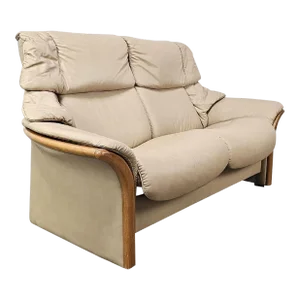 Leather Ekornes Stressless El Dorado Loveseat Recliner