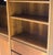 Brown 3 Bay Mid-Mentury Modern Walnut Glass Doors Bookcase Wall Unit Curio Cabinet For Sale - Image 8 of 18