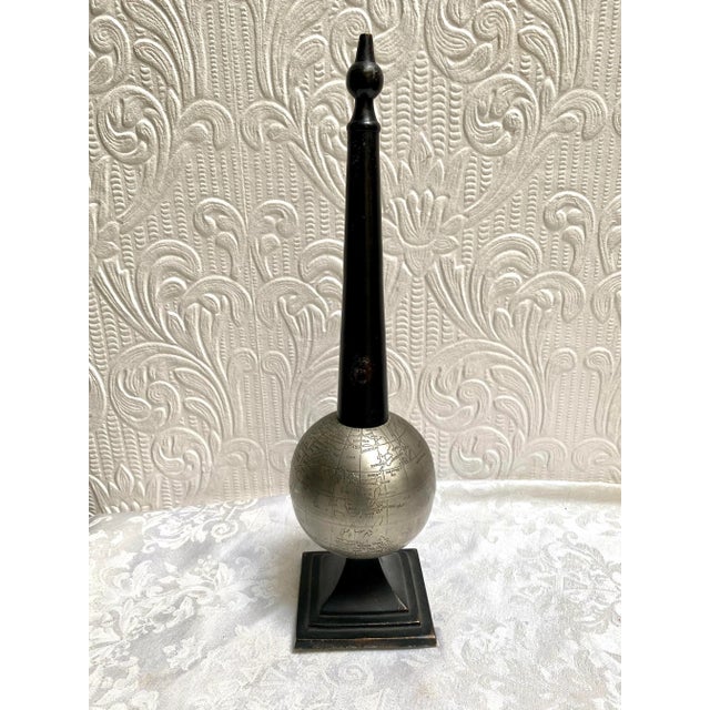 1960s 1960s Vintage Mid Century Modern Globe Paperweight For Sale - Image 5 of 8