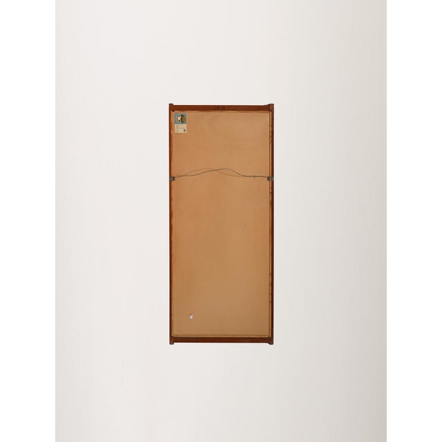 Wood Vintage Scandinavian Teak Mirror, 1960s For Sale - Image 7 of 8