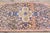 1960s Vintage Persian Distressed Handmade Medallion Blue Wool Rug For Sale - Image 4 of 10
