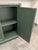 Green Vintage Green Faux Bamboo Sideboard Buffet For Sale - Image 8 of 10