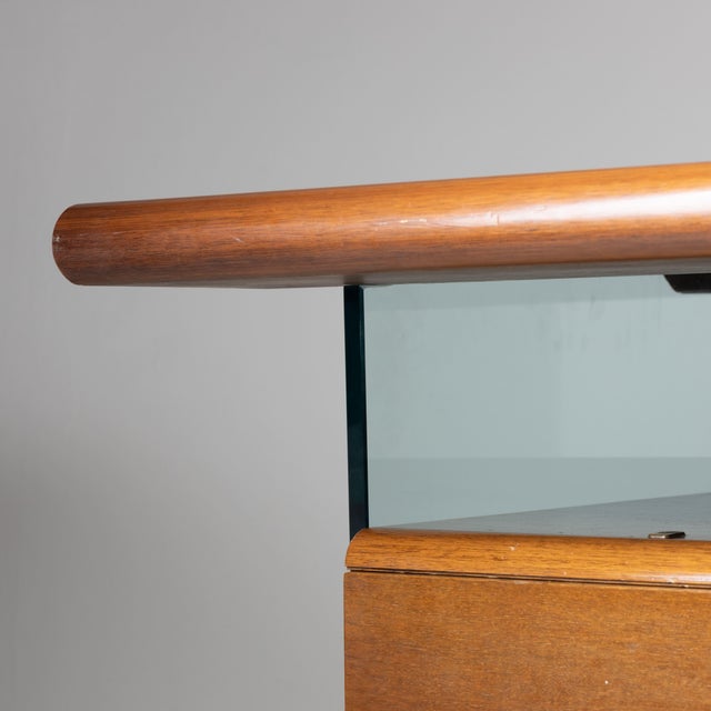 Metal Large Desk in Brass and Cut Crystal by Fabio Lenci, 1960s For Sale - Image 7 of 16