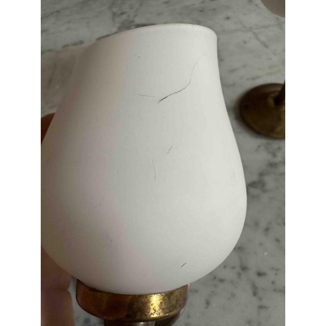 French Neoclassical Wall Sconces in the style of Maison Arlus, Set of 2 For Sale - Image 12 of 18