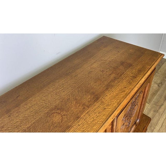 Vintage Louis XIV French Oak Sideboard For Sale - Image 12 of 14