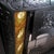 Metal Antique Cast Iron Fireplace Insert with Decorative Tiles For Sale - Image 7 of 11
