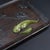 Late 20th Century Chinese Red Huali Wood Tray With Jade Inlay Lotus & Fish Motif – Handcrafted Auspicious Serving Tray For Sale - Image 5 of 10