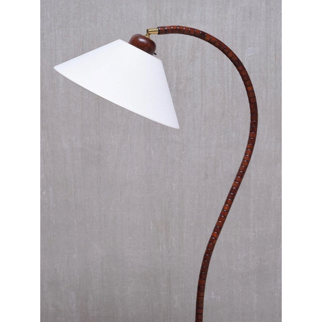 Sculptural Floor Lamp in Beech from Markslöjd, Sweden, 1960s For Sale - Image 10 of 15