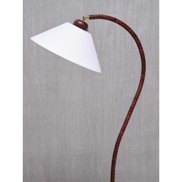 Sculptural Markslöjd Floor Lamp in Beech Wood, Sweden, 1960s For Sale - Image 10 of 15