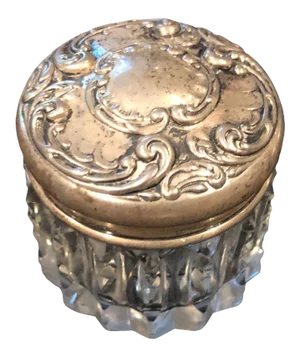 Antique 19th Century Vanity Jar