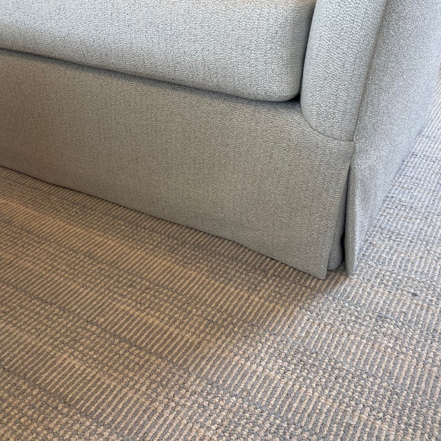 Coastal High End Custom Sofa -7 Ft For Sale - Image 3 of 4