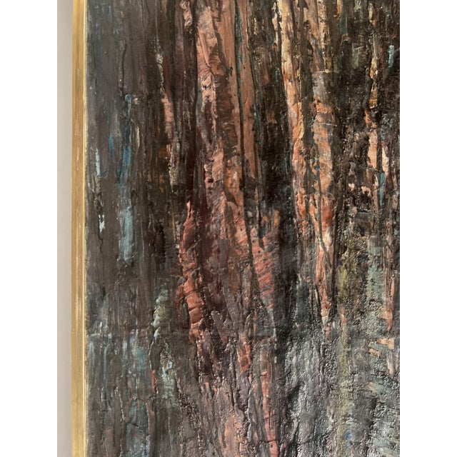 Pollet Leclerc, Abstract Composition, 1960s, Oil on Canvas For Sale - Image 7 of 11