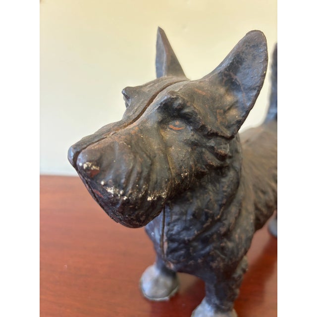 American Cast Iron Scottie Doorstop, 19th Century For Sale - Image 3 of 8