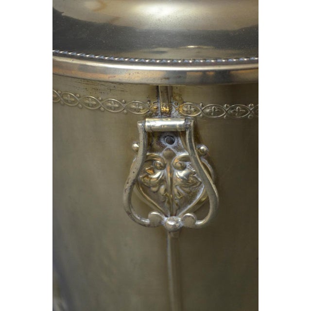Antique Edwardian Brass Planter Coal Bucket For Sale - Image 5 of 15