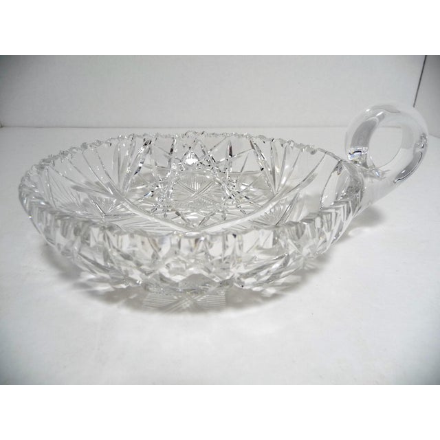Late 19th Century Antique American Brilliant Cut Glass Lead Crystal
