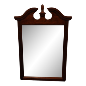 Bassett Furniture Eden House Collection Solid Cherry Traditional 33" Dresser / Wall Pediment Mirror 426-831-474