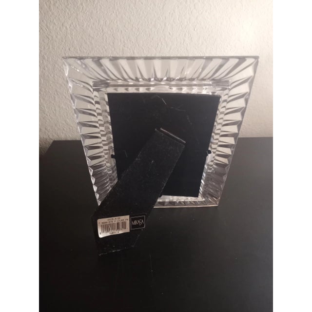 It is Mikasa Crystal 3.5"x 5" Photo Frame. Great decor & photo holder piece. Matches with other Mikasa pieces sold...