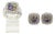 Effy Multicolored Gemstone Ring and Earring Set in Sterling Silver and 18k Gold, 3 Pieces For Sale