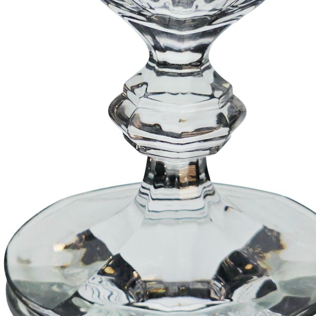 Glass Villeroy & Boch Bernadotte Crystal Goblets, Pair 6" For Sale - Image 7 of 9