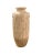 This striking Japanese stoneware vase embodies the timeless wabi-sabi aesthetic, celebrating natural texture, subtle...