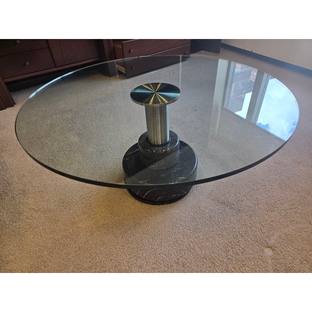 Glass Acerbis Menhir Glass Coffee Table For Sale - Image 7 of 9