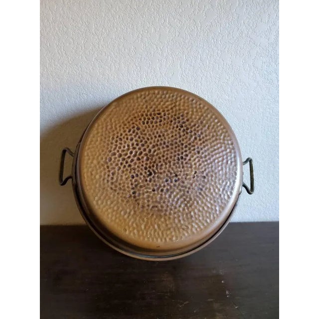 Copper 19th Century French Large Copper and Bronze Pan For Sale - Image 8 of 11