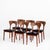 Mid-Century Modern Scandinavian Peter Chairs by Niels Koefoed for Koefoeds Møbelfabrik, Denmark, 1960s,Set of 6 For Sale - Image 3 of 16
