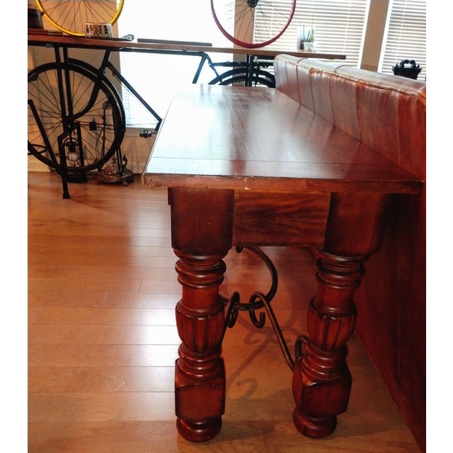 Stunning Console Table by Hickory White Furniture Combines Timeless Spanish Colonial With Versatile Modern Utility. For Sale - Image 12 of 12