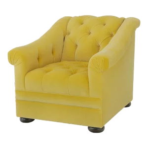 Peabody Lounge Chair Upholstered in Brochier Leonida From the Madeline Stuart Collection