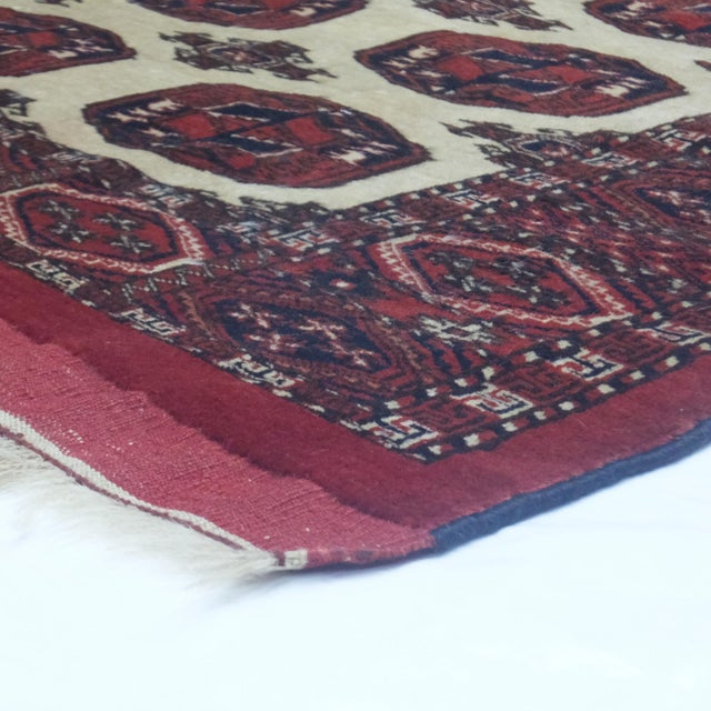 Leon Banilivi Antique Teke Rug - 4' x 5'5