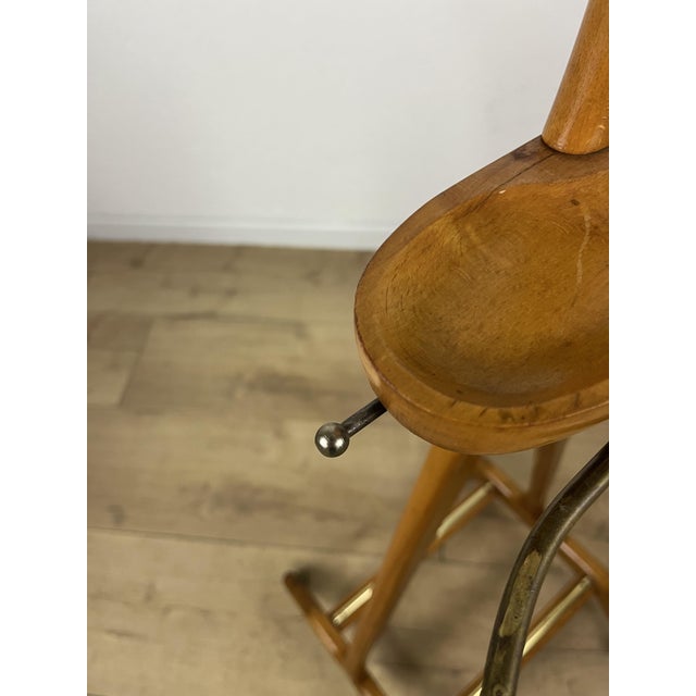 Wood Wooden Valet Stand by Ico Parisi for Fratelli Reguitti, 1960s For Sale - Image 7 of 9