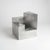 S1 functional sculpture in brushed aluminium by giotto pagani dimensions: w 110 x d 110 x h 120 cm materials: non...