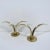Mid-Century Modern Swedish Brass Lily Candlesticks, a Pair For Sale - Image 3 of 7