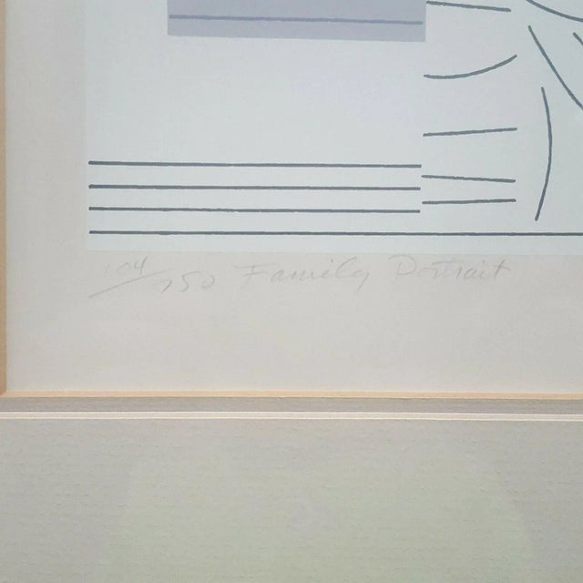 1970s 1970s Edie Harper Signed and Numbered Modern Silkscreen, Framed For Sale - Image 5 of 10