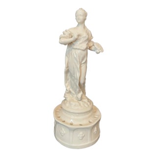 German Porcelain Artist or Muse Centerpiece For Sale