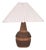 1960s Einar Johansen, Large Table Lamp, Brown Stoneware For Sale