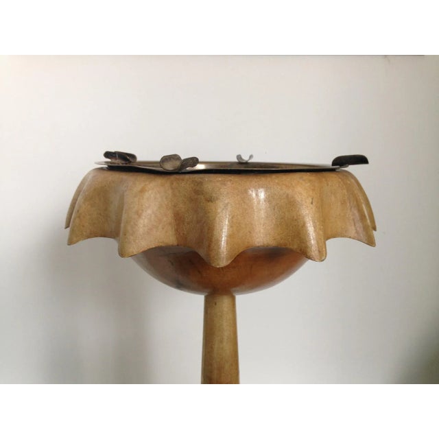 Vintage Goatskin Ashtray by Aldo Tura For Sale - Image 6 of 11
