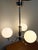 Vintage Regency Belgian Ceiling Lamp with Chrome with 3 Opaline Glass Spheres by Massive For Sale - Image 6 of 12