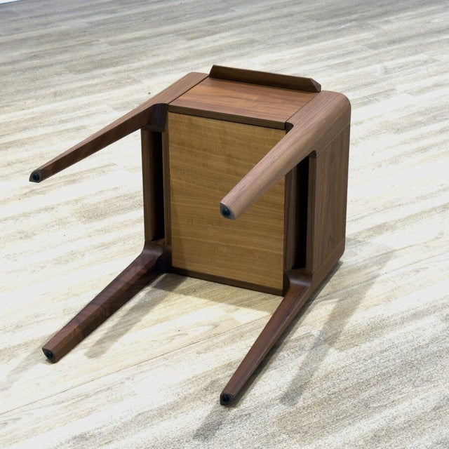 Porada Ziggy Dining Table in Canaletta Walnut by Carlo Ballabio For Sale - Image 5 of 10