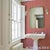 Transitional Schumacher Edwin Stripe Narrow Wallcovering In Sun Kiss For Sale - Image 3 of 4