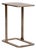 Modern Brass Portal End Table For Sale