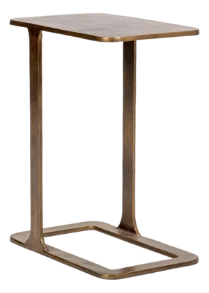 Modern Brass Portal End Table