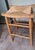 Camel Mid Century Modern 1960s Rush Tall Wood Stool Birch For Sale - Image 8 of 9